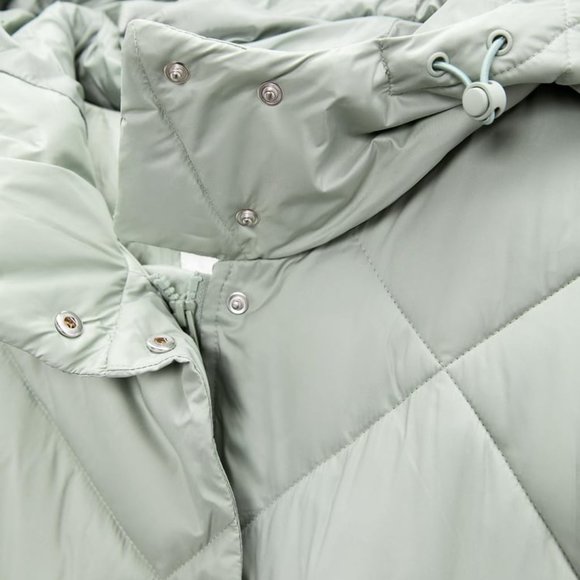 ZARA LONGLINE QUILTED JACKET - Picture 3 of 11